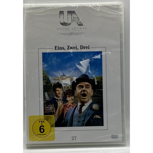 Eins, Zwei, Drei DVD- United Artists James Cagney. This Is A Pal Region 2 Disc
